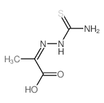 pyruvic acid thiosemicarbazone 结构式