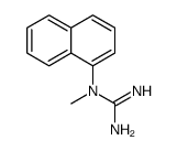1-Methyl-1-(naphthalen-1-yl)guanidine 结构式
