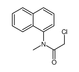 2-氯-N-甲基-N-1-萘基乙酰胺 结构式