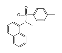 Benzenesulfonamide, N,4-dimethyl-N-1-naphthalenyl- 结构式