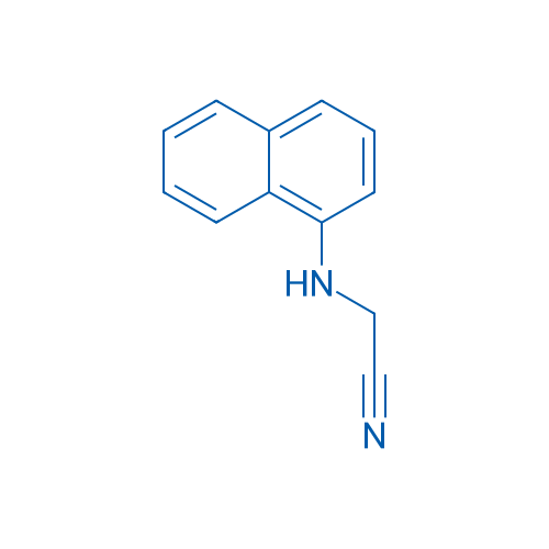 N-(1-萘基)-N-氰基甲铵 结构式