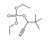 Phosphoric acid, 1-cyano-2,2-dimethylpropyl diethyl ester 结构式