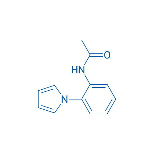 N-[2-(1H-吡咯-1-基)苯基]乙酰胺 结构式