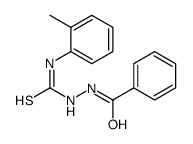 1-苯甲酰基-4-(2-甲苯基)氨基硫脲 结构式