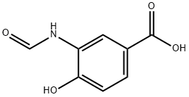 3-(甲酰胺基)-4-羟基苯甲酸 结构式