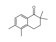 3,4-二氢-2,2,5,6-四甲基-1(2H)-萘酮 结构式