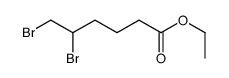 5,6-二溴己酸乙酯 结构式