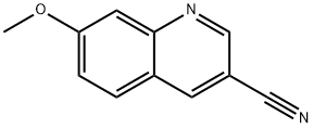 7-甲氧基喹啉-3-腈 结构式