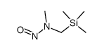 Methanamine, N-methyl-N-nitroso-1-(trimethylsilyl)- 结构式