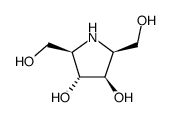 2,5-脱水-2,5-亚氨基-D-葡萄糖醇 结构式