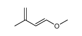 1-甲氧基-3-甲基-1,3-丁二烯 结构式