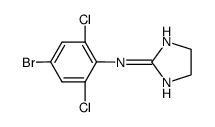 2-(4-Bromo-2,6-dichloroanilino)-2-imidazoline 结构式
