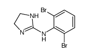 N-(2,6-Dibromophenyl)-4,5-dihydro-1H-imidazole-2-amine 结构式