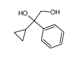 1-环丙基-1-苯基-1,2-乙二醇 结构式