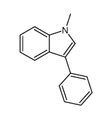 1-methyl-3-phenyl-1H-indole 结构式