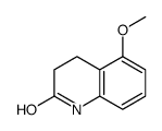 5-甲氧基-3,4-二氢-1H-喹啉-2-酮 结构式