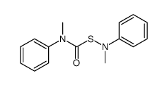 Carbamothioic acid, N-methyl-N-phenyl-, S-(methylphenylazanyl) ester 结构式