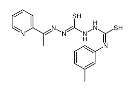 Carbonothioicdihydrazide,2-[[(3-methylphenyl)amino]thioxomethyl]-2'-[1-(2-pyridinyl)ethylidene]- (9CI) 结构式