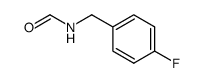 N-(4-氟苄基)甲酰胺 结构式