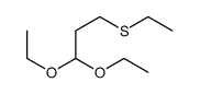 1,1-二乙氧基-3-(乙硫基)丙烷 结构式