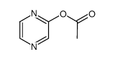 2-乙酰氧基吡嗪 结构式