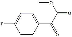 2-(4-氟苯基)-2-氧代乙酸甲酯 结构式