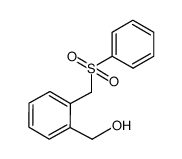 Benzenemethanol, 2-[(phenylsulfonyl)methyl]- 结构式