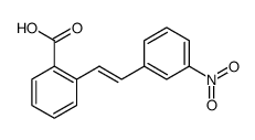 2-[2-(3-硝基苯基)乙烯基]苯甲酸 结构式