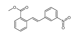 2-[2-(3-硝基苯基)乙烯基]苯甲酸甲酯 结构式