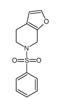 4,5,6,7-四氢-6-(苯磺酰基)呋喃并[2,3-c]吡啶 结构式
