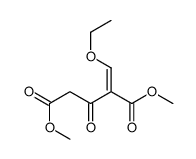 Pentanedioic acid, 2-(ethoxymethylene)-3-oxo-, 1,5-dimethyl ester 结构式
