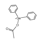 甲基二苯基锗基乙酸酯 结构式