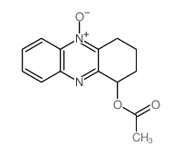 1-Phenazinol,1,2,3,4-tetrahydro-, 1-acetate, 5-oxide 结构式