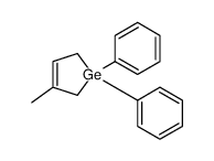 1H-Germole, 2,5-dihydro-3-methyl-1,1-diphenyl- 结构式