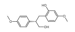 (S)-2-羟基-4-甲氧基-β-(4-甲氧基苯基)苯丙醇 结构式