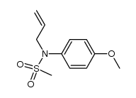 Methanesulfonamide, N-(4-methoxyphenyl)-N-2-propen-1-yl- 结构式