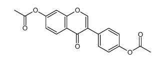 4',7-二乙酰氧基四氢大豆苷元 结构式