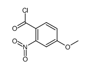 4-甲氧基-2-硝基苯甲酰氯 结构式