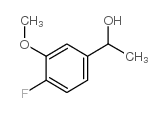 1-(4-氟-3-甲氧基苯基)乙醇 结构式