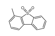 4-甲基二苯并噻吩-5,5-二氧化物 结构式