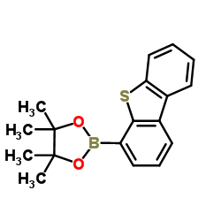二苯并[B,D]噻吩-4-硼酸频哪醇酯 结构式