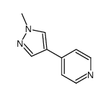4-(1-甲基-1H-吡唑-4-基)吡啶 结构式