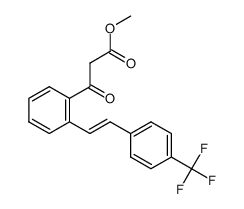 Benzenepropanoic acid, β-oxo-2-[(1E)-2-[4-(trifluoromethyl)phenyl]ethenyl]-, methyl ester 结构式