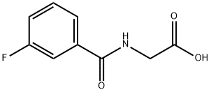 (3-FLUORO-BENZOYLAMINO)-ACETIC ACID 结构式