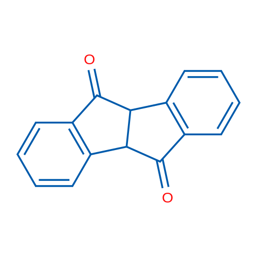 4b,9b-二氢茚并[2,1-a]茚-5,10-二酮 结构式