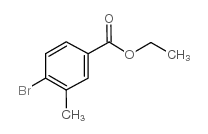 4-溴-3-甲基苯甲酸乙酯 结构式