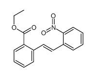 Benzoic acid, 2-[2-(2-nitrophenyl)ethenyl]-, ethyl ester 结构式