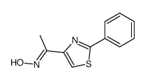 N-[1-(2-phenyl-1,3-thiazol-4-yl)ethylidene]hydroxylamine 结构式