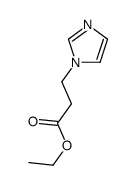 3-(1H-咪唑-1-基)丙酸乙酯 结构式