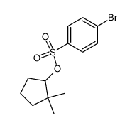 4-溴苯磺酸-2,2-二甲基环戊酯 结构式